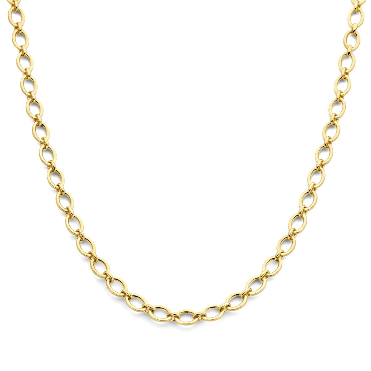 14K geelgoud collier 9 mm 45 cm 4033152 - PansiteNederland.nl