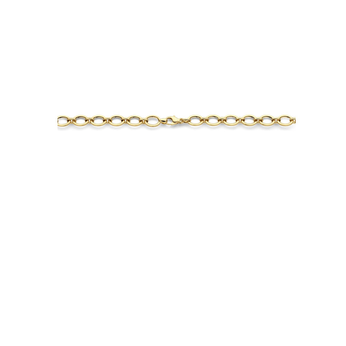 14K geelgoud collier 9 mm 45 cm 4033152 - PansiteNederland.nl
