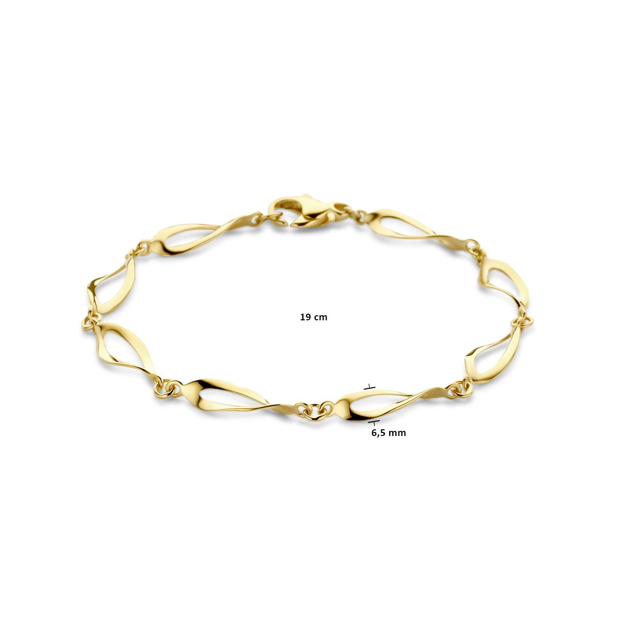 14K Geelgoud Armband 6,5 Mm 19 Cm 4033153 - PansiteNederland.nl