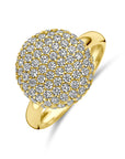 14K geelgoud Ring Zirkonia 14K Geelgoud - 4033181