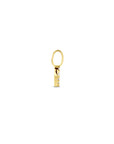 14K geelgoud hanger hartje zirkonia 10,5 mm - 4033186 - PansiteNederland.nl