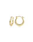14K geelgoud oorringen 17,5 mm - 4033232