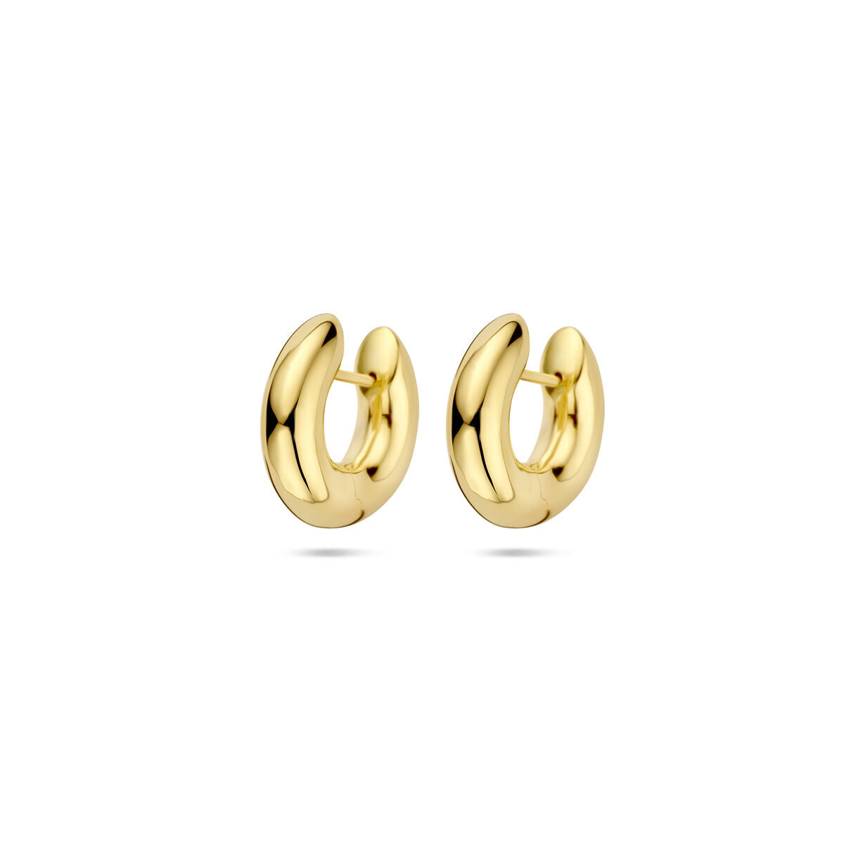 14K geelgoud klapoorringen 19 mm - 4033233