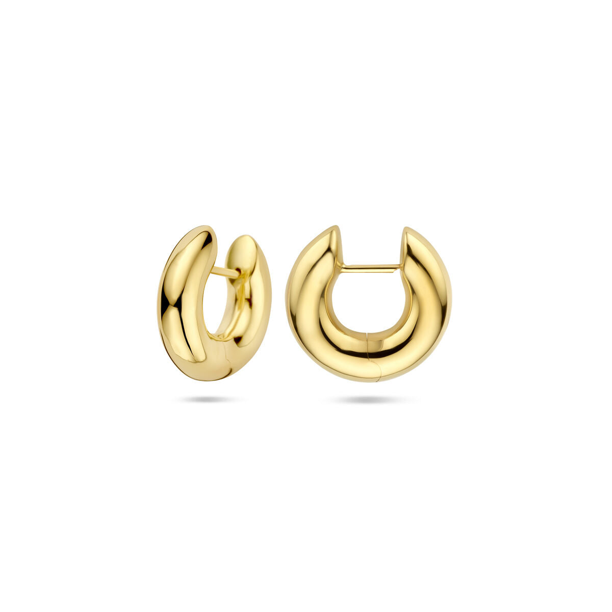 14K geelgoud klapoorringen 19 mm - 4033233