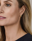 14K geelgoud klapoorringen 17 mm - 4033234