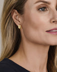 14K geelgoud oorknoppen 16,5 mm - 4033236