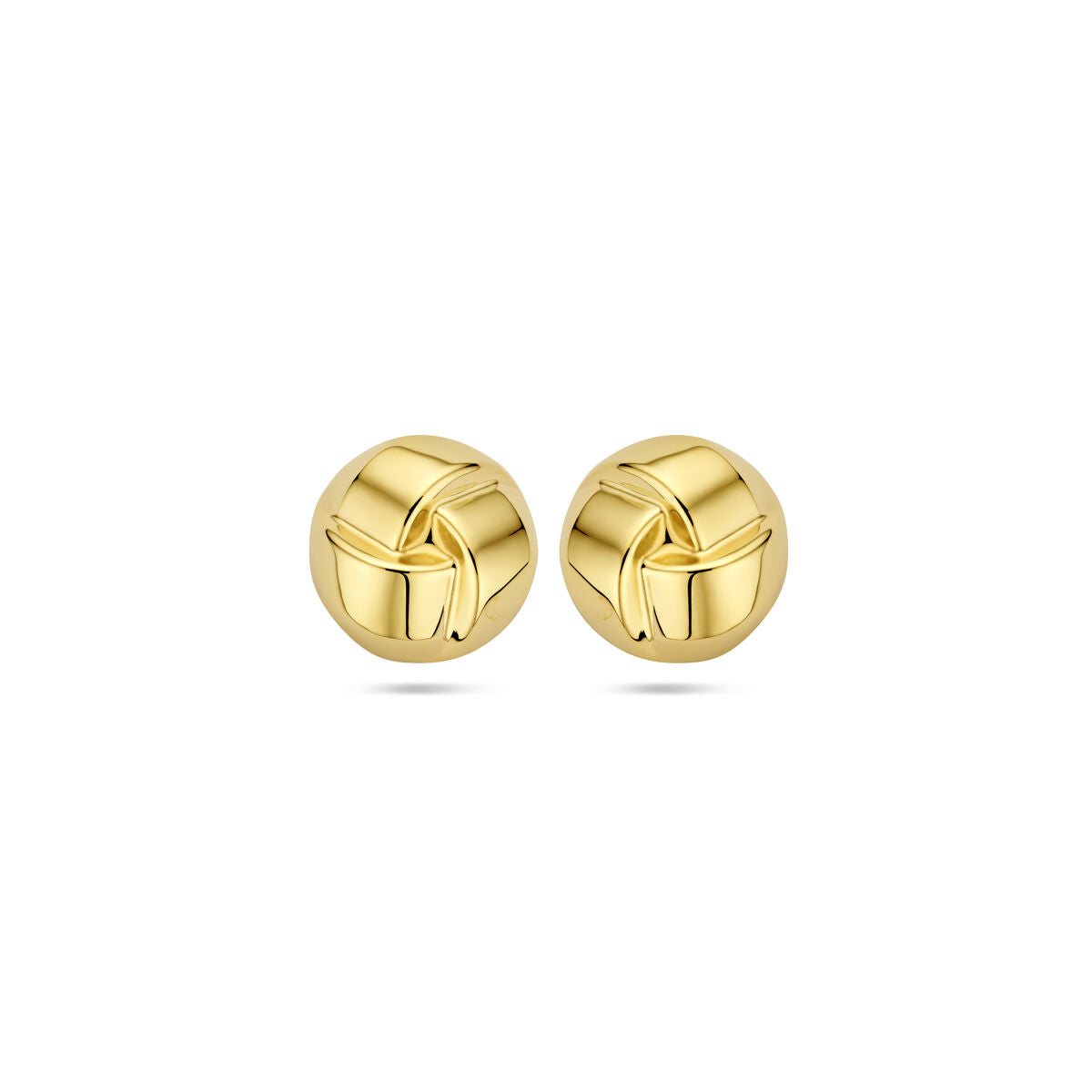 14K geelgoud oorknoppen knoop 17 mm - 4033237 - PansiteNederland.nl