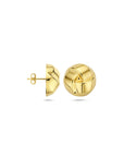 14K geelgoud oorknoppen knoop 17 mm - 4033237 - PansiteNederland.nl