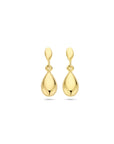 14K geelgoud oorhangers druppel 18 mm - 4033238
