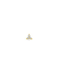 14K geelgoud flat back piercing zirkonia 3,5 mm - 4033251 - PansiteNederland.nl