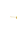 14K geelgoud flat back piercing zirkonia 3,5 mm - 4033259