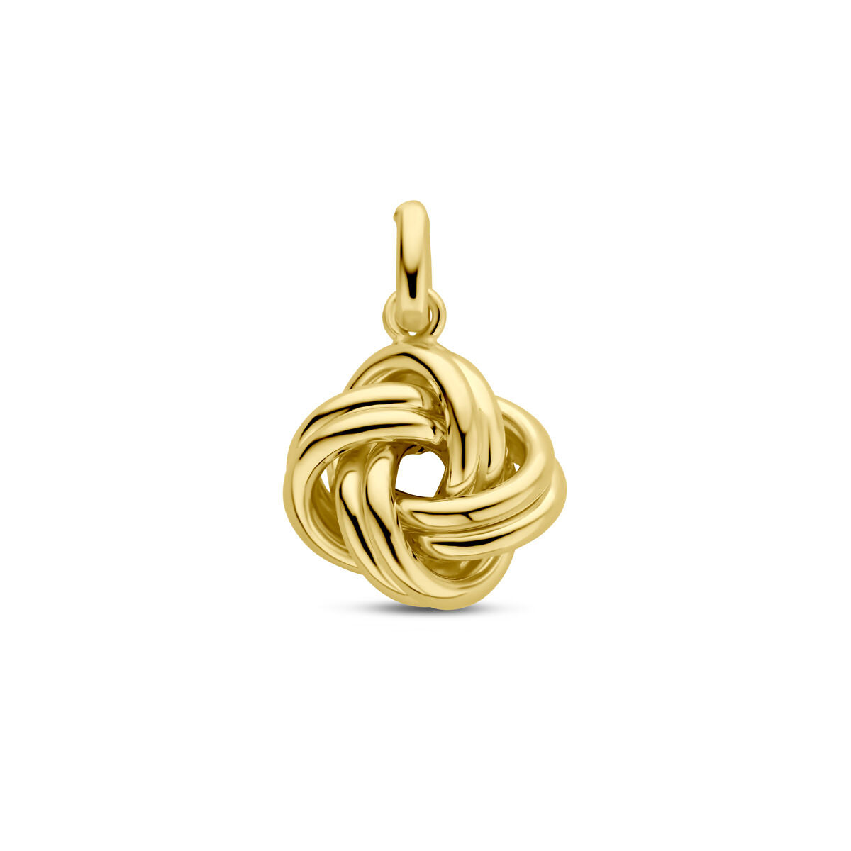 14K geelgoud hanger knoop 18 mm - 4033264 - PansiteNederland.nl