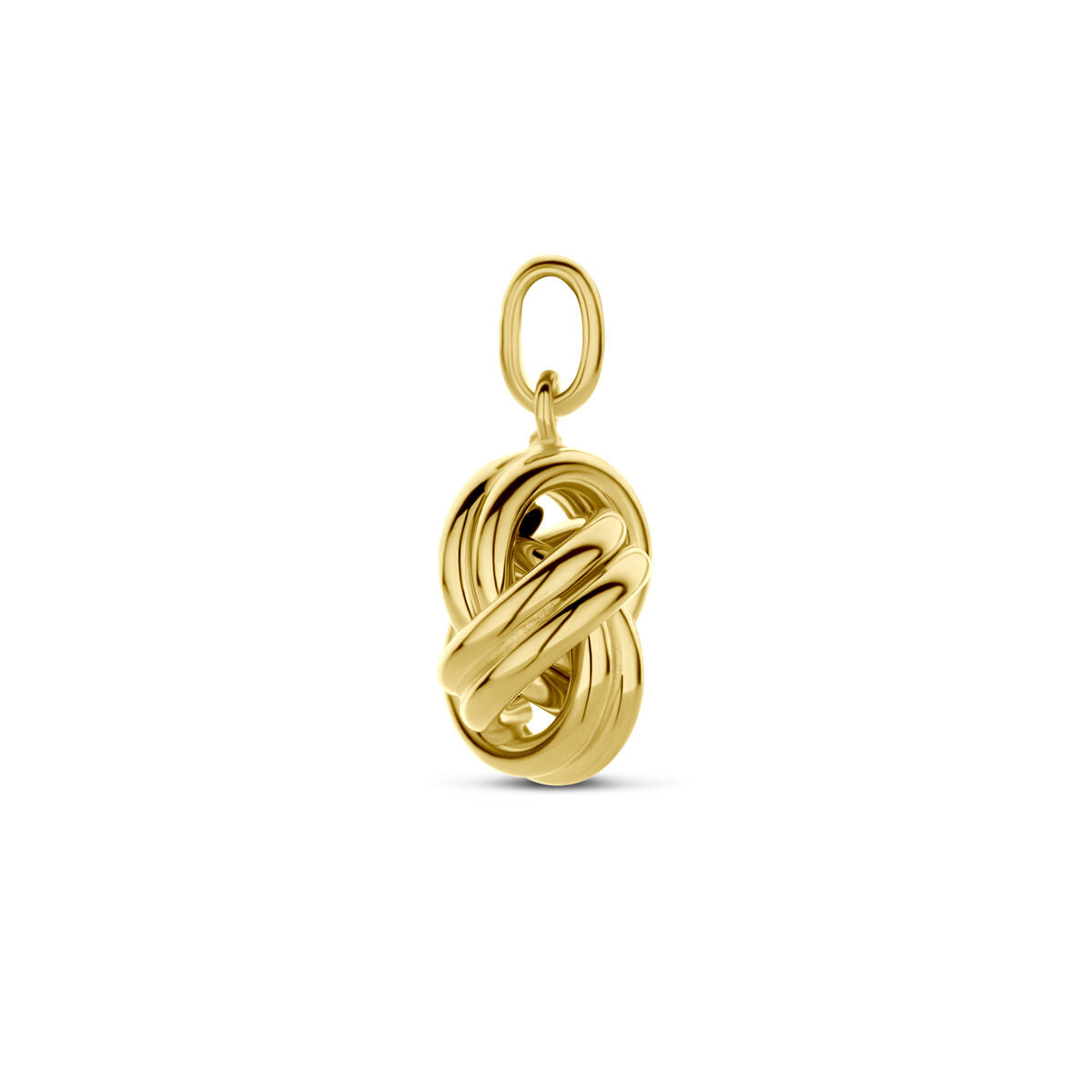 14K geelgoud hanger knoop 18 mm - 4033264 - PansiteNederland.nl