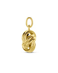 14K geelgoud hanger knoop 18 mm - 4033264 - PansiteNederland.nl