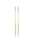 14K geelgoud oorhangers diamant 0.22ct (2x 0.11ct) h si 45 mm - 4033310 - PansiteNederland.nl
