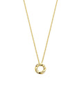 14K geelgoud collier diamant 0.06ct h si 44 cm - 4033324