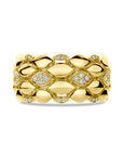 14K geelgoud ring diamant 0.17ct h si - 4033331 - PansiteNederland.nl