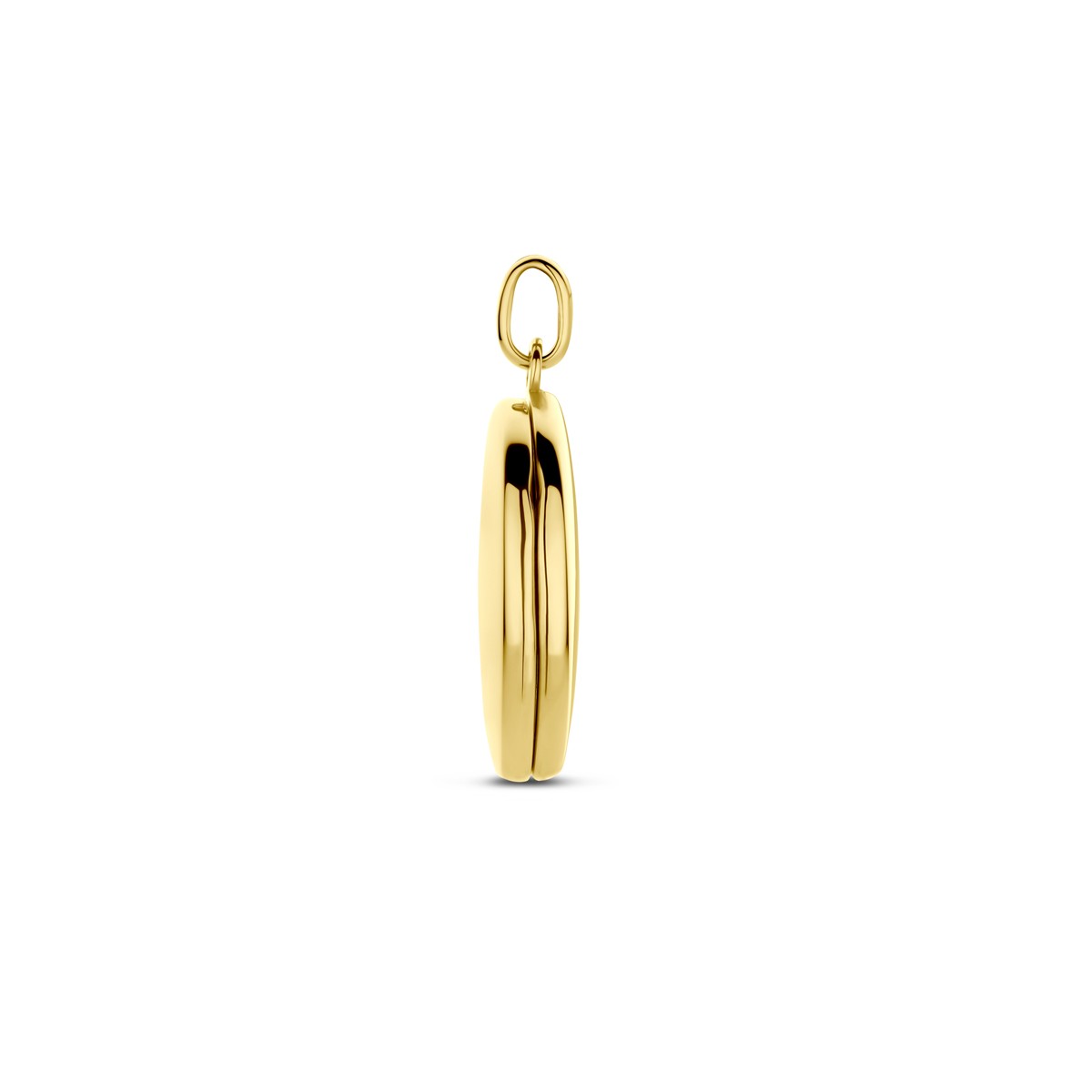 Medaillon ovaal 19 mm 14K geelgoud