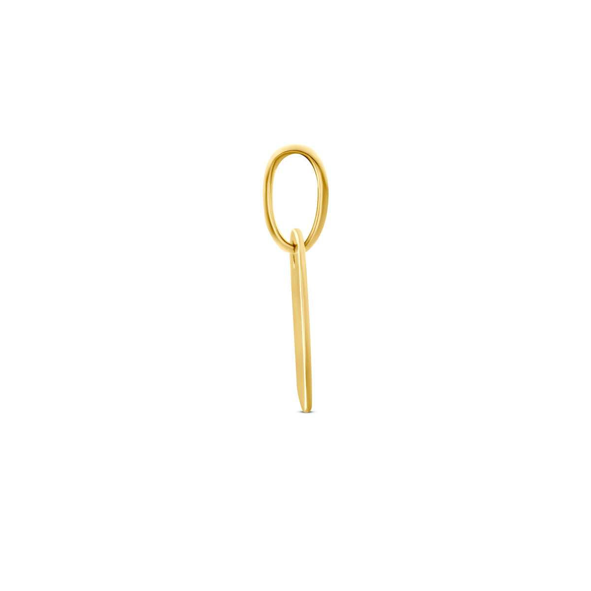 Fantasy Collection Graveerhanger vierkant 14K geelgoud 10 mm - afbeelding 3