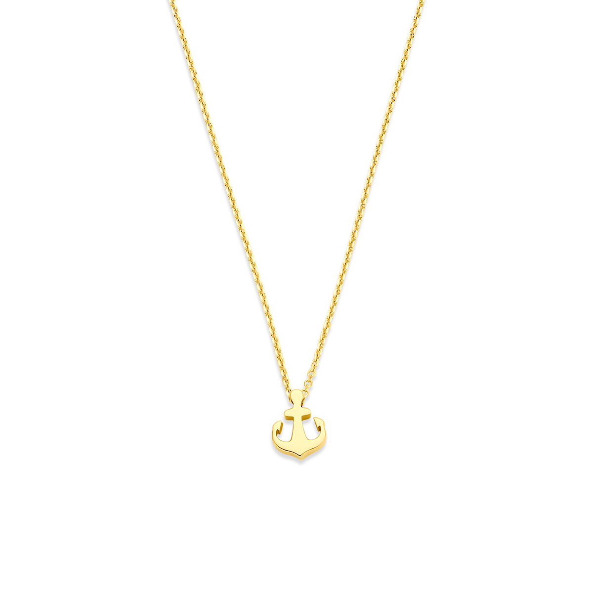 Fantasy Collection Collier anker 14K geelgoud 40 - 42 - 44 cm
