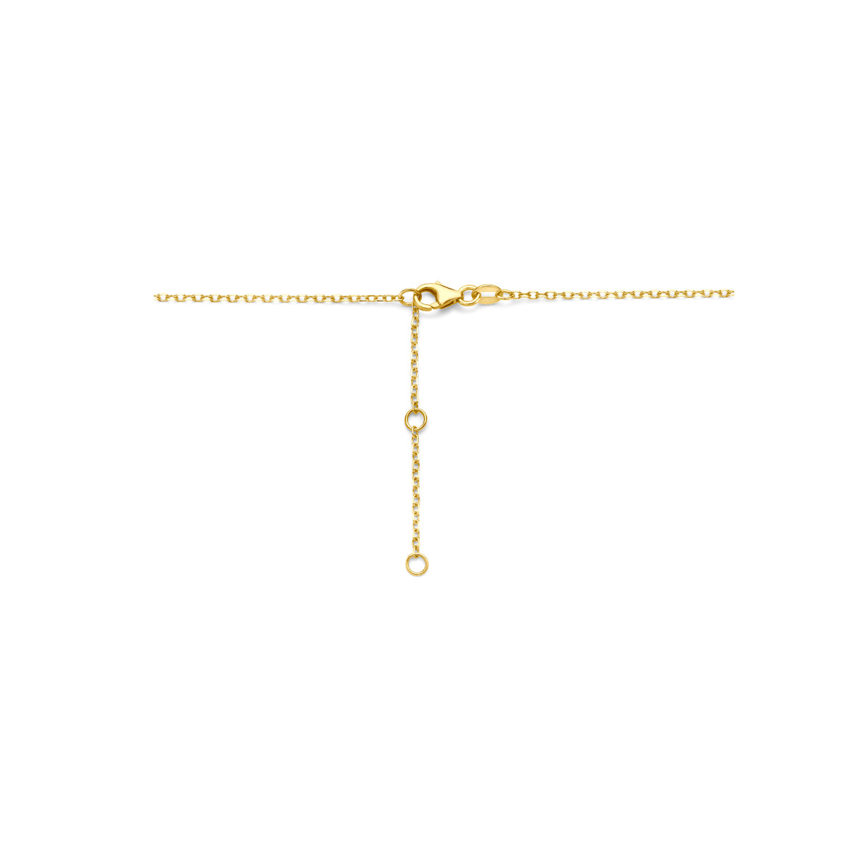 Fantasy Collection Collier koffieboon 14K geelgoud 40 - 42 - 44 cm - afbeelding 3
