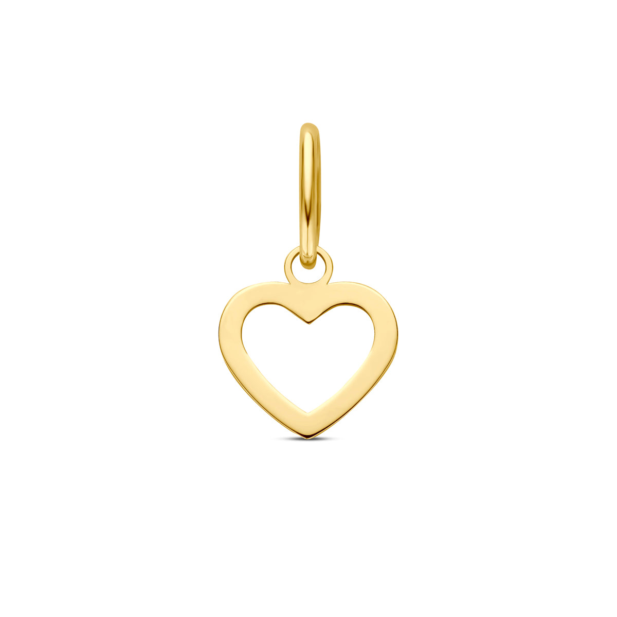 Fantasy Collection Hanger hartje 14K geelgoud 6,5 mm
