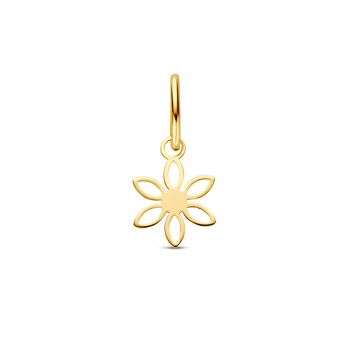 Fantasy Collection Hanger bloem 14K geelgoud 6,5 mm