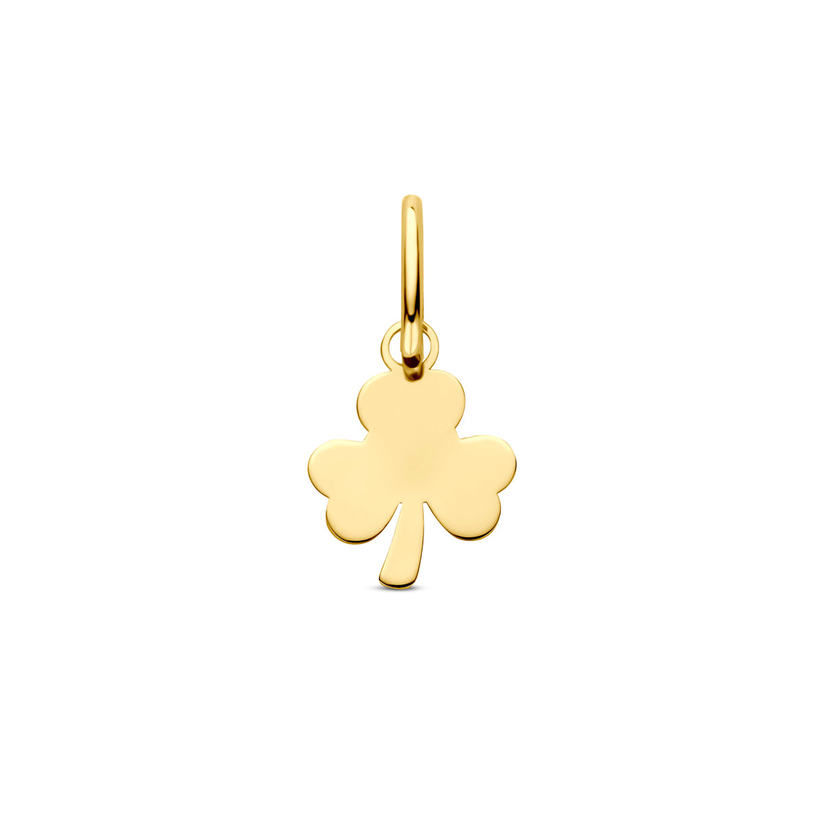 Fantasy Collection Hanger klaver 14K geelgoud 7 mm