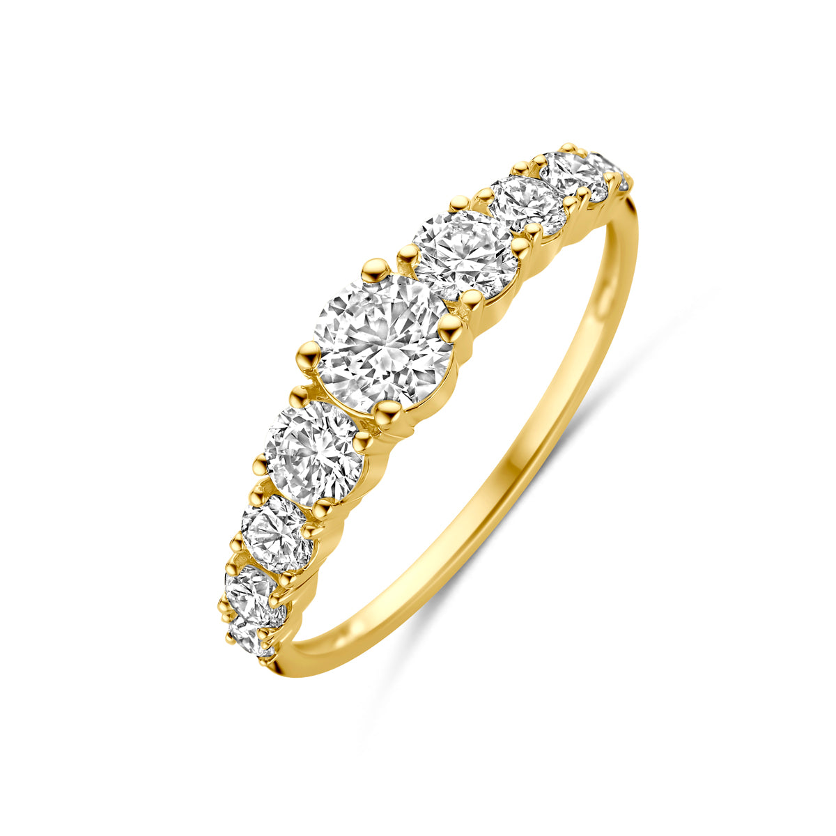 Fantasy Collection Ring lab grown diamant 14K geelgoud 1.04ct f vs