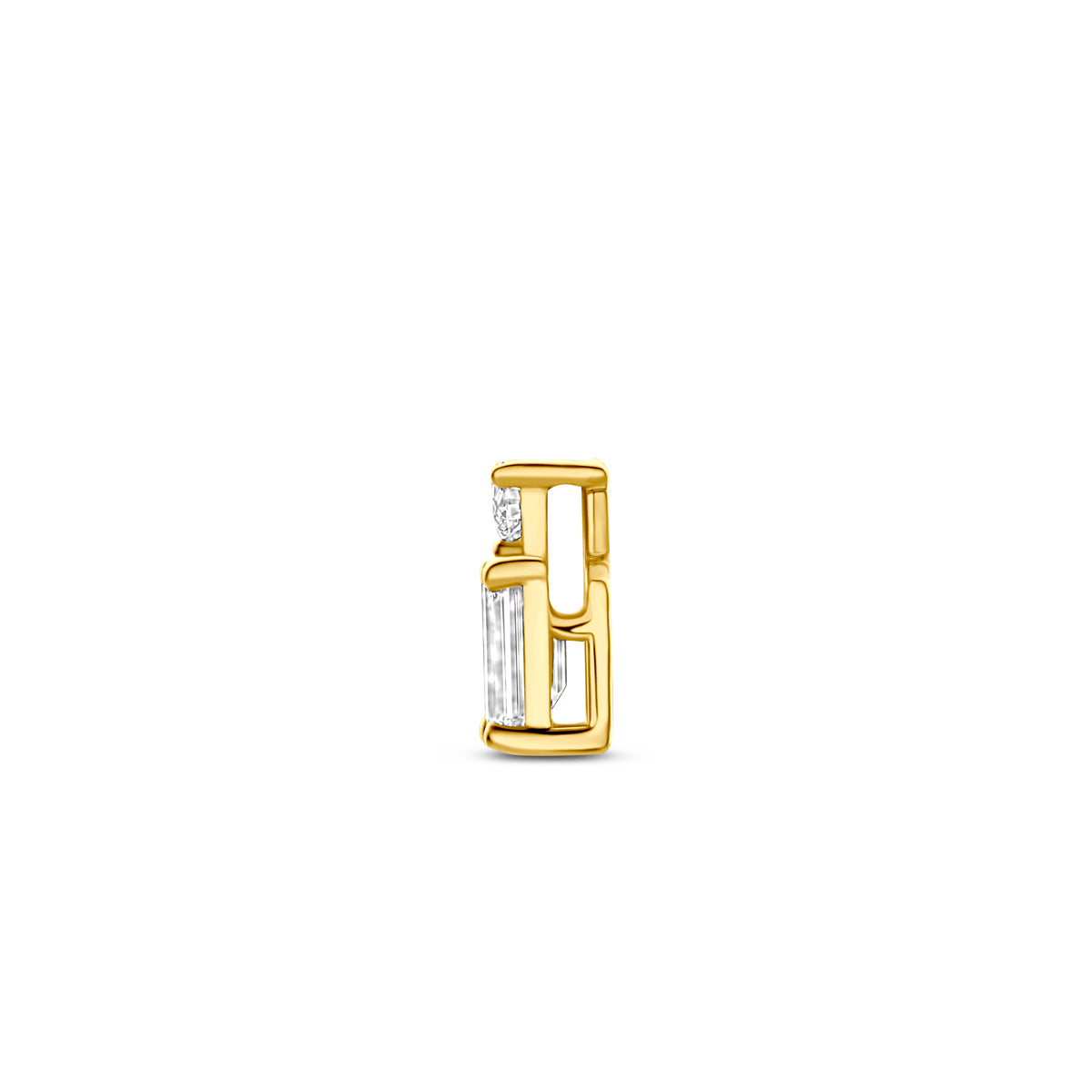 Fantasy Collection Hanger lab grown diamant 14K geelgoud 0.33ct f vs 7,5 mm - afbeelding 3
