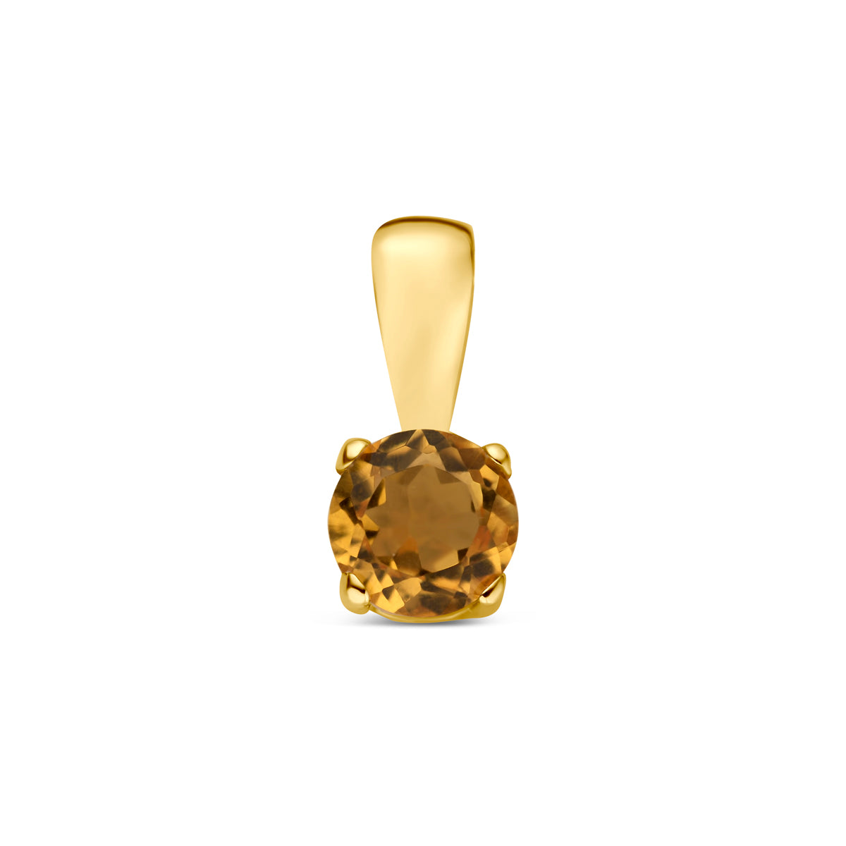 Fantasy Collection Hanger citrien 14K geelgoud 9 mm
