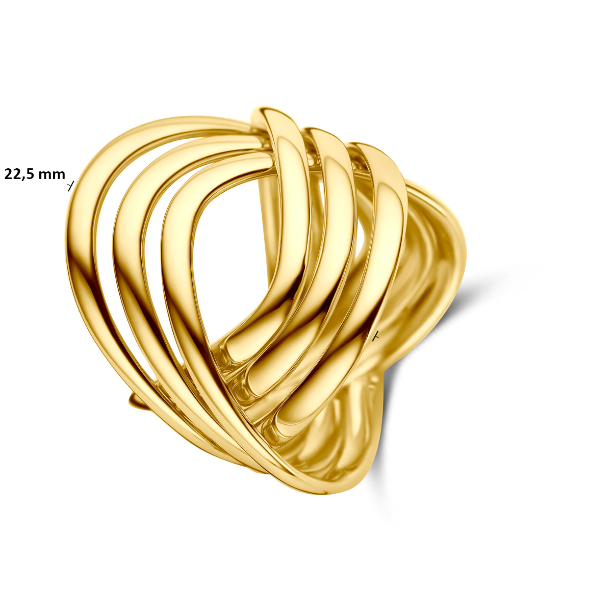 Ring 14K geelgoud 22.5 mm