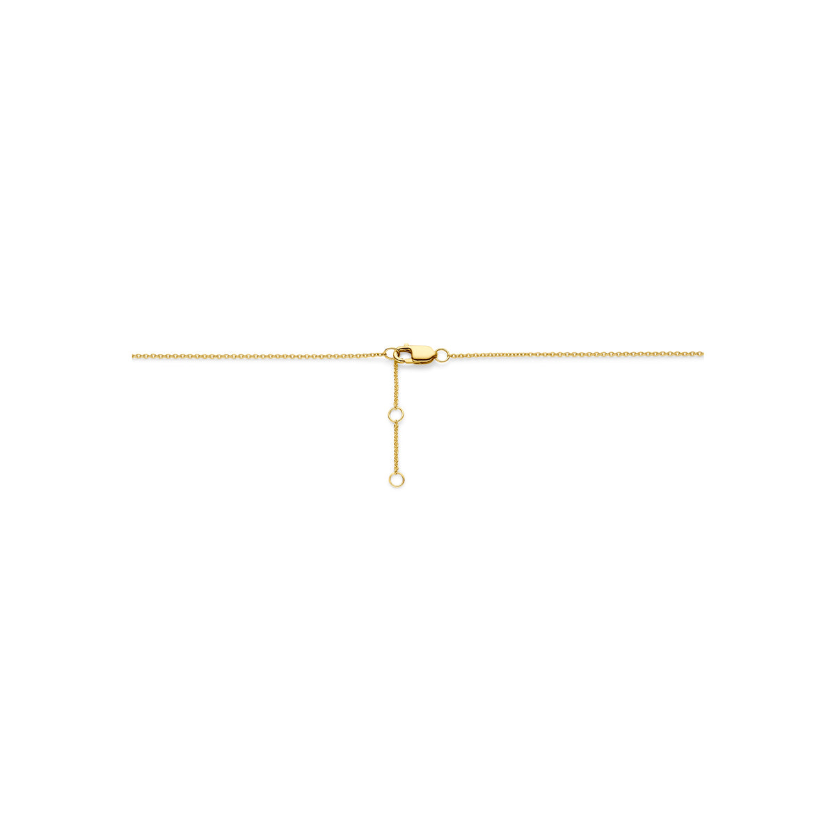 Fantasy Collection Y-collier diamant 14K geelgoud 0.06ct h si 39 - 40,5 - 42 cm - afbeelding 3