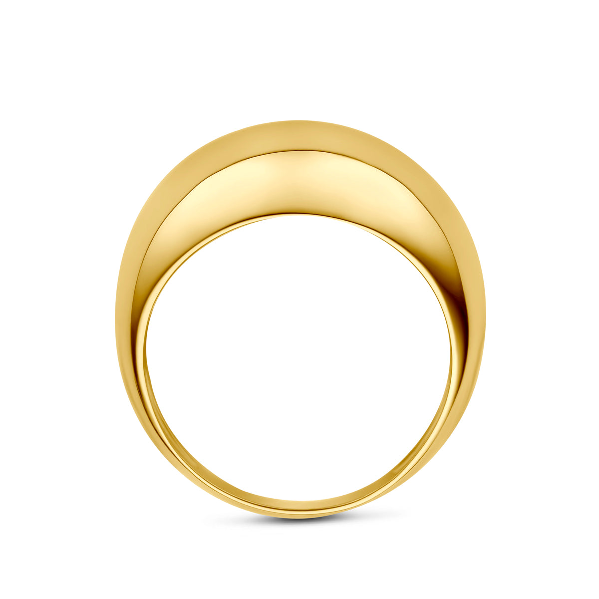 Ring balloon 14K geelgoud 12 mm