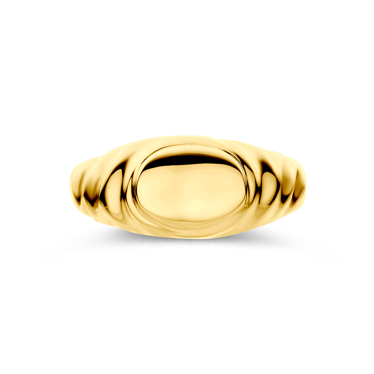 Graveerring 14K geelgoud 8.5 mm
