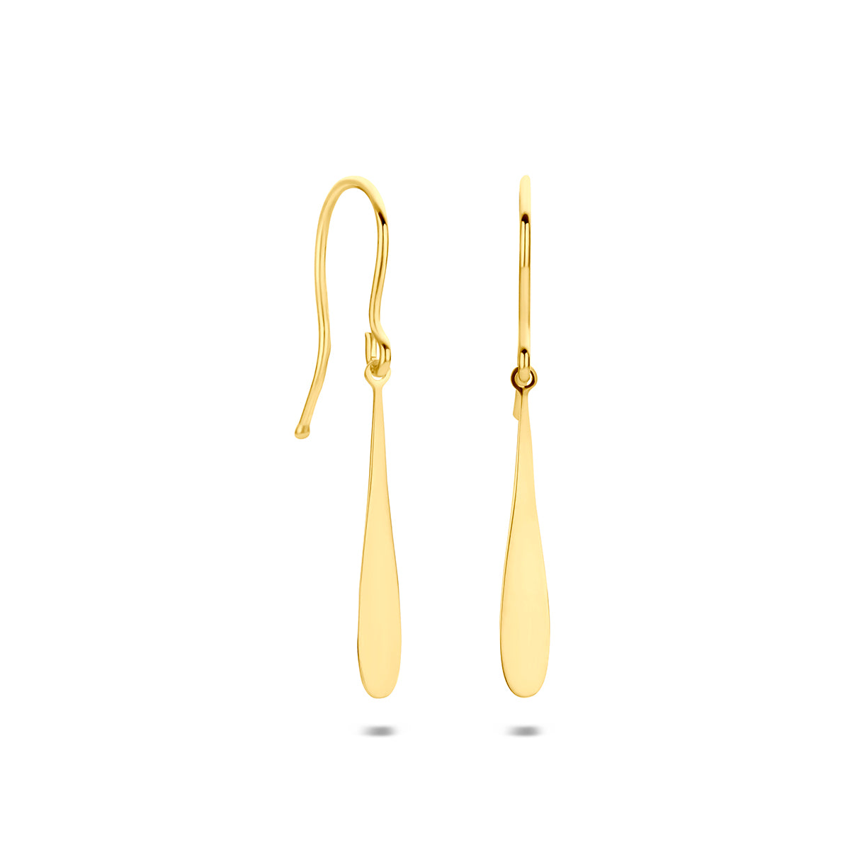 Fantasy Collection Oorhangers druppel franse haak 14K geelgoud 19,5 mm