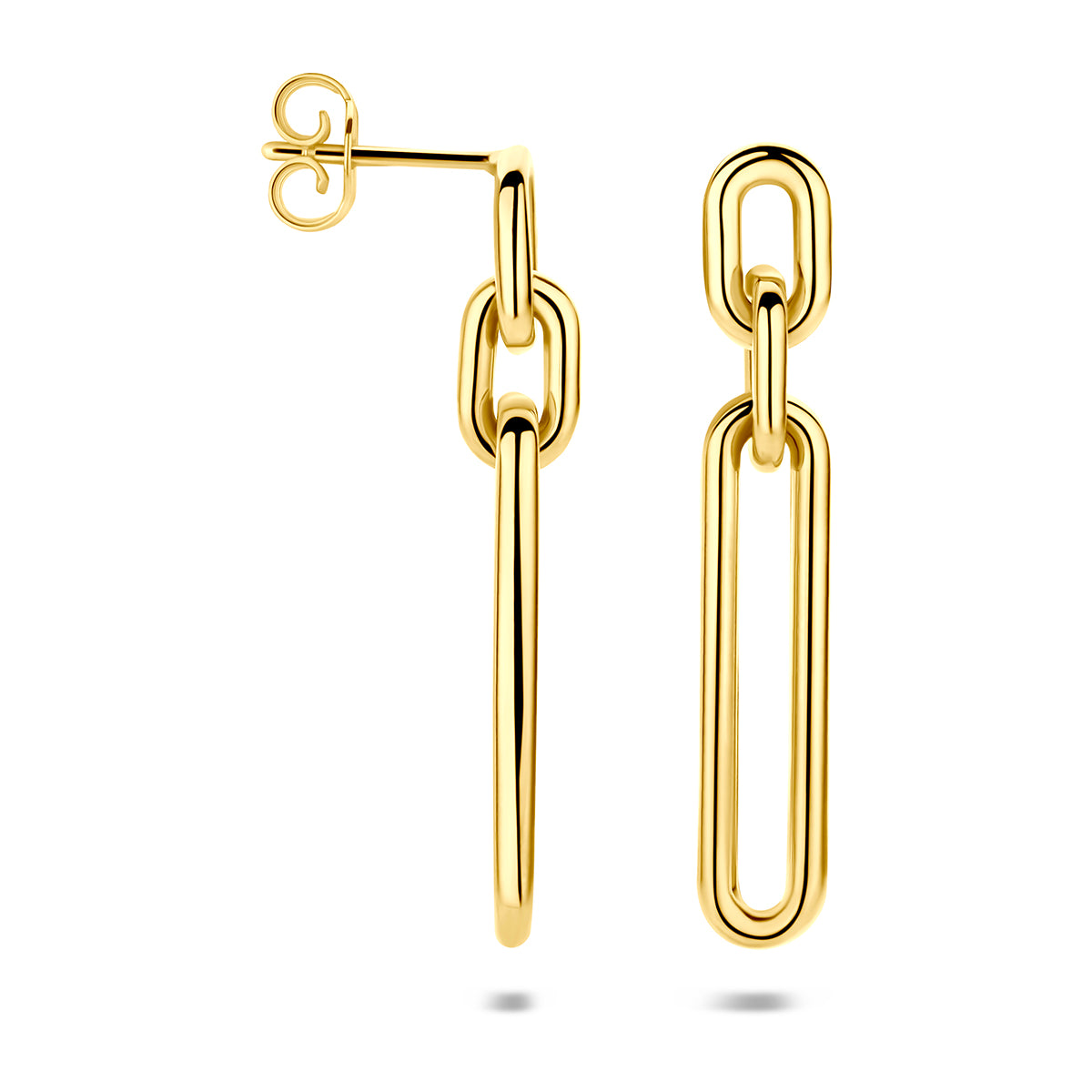 Fantasy Collection Oorhangers schakel 14K geelgoud 36 mm - afbeelding 3