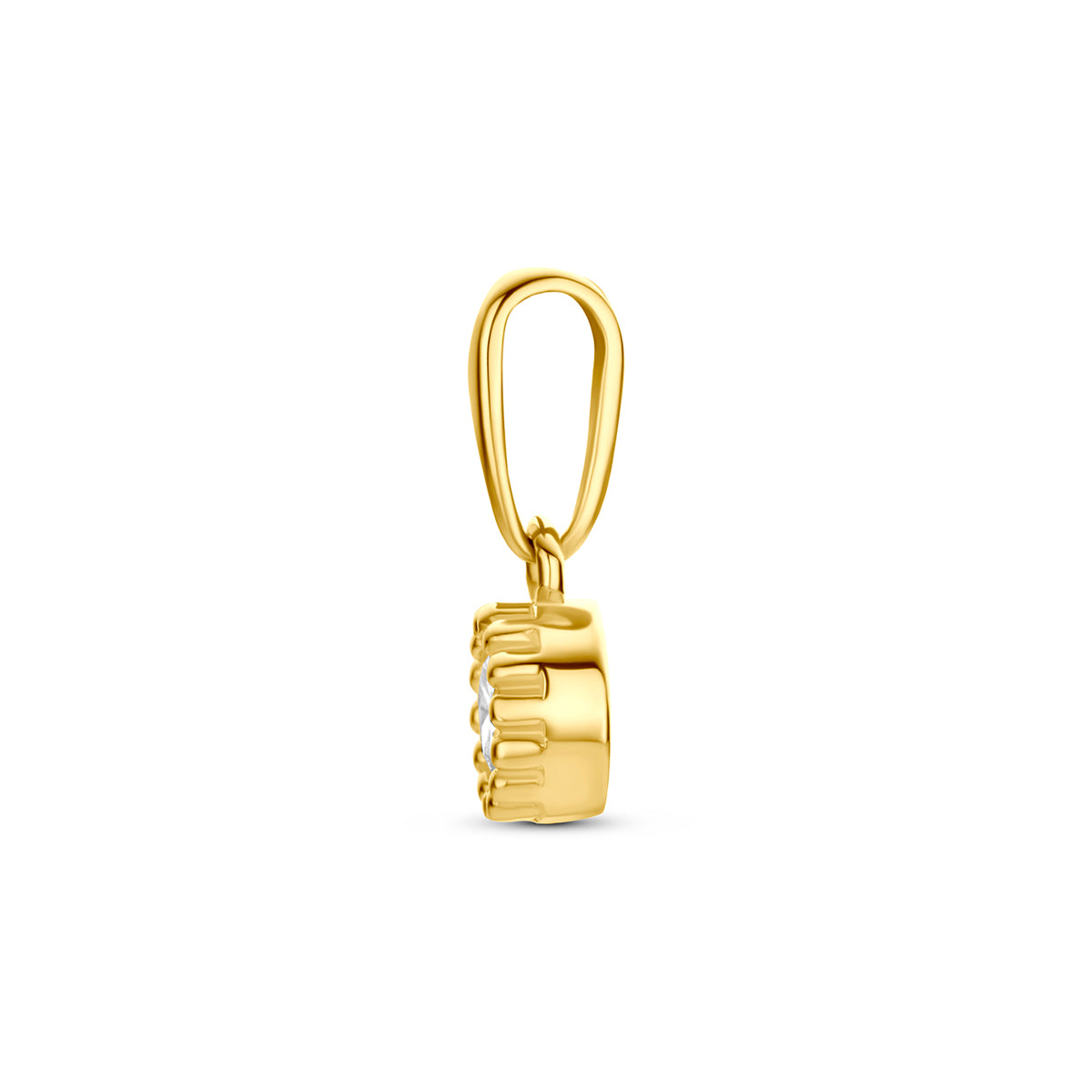 Fantasy Collection Hanger zirkonia 14K geelgoud 4 mm - afbeelding 3