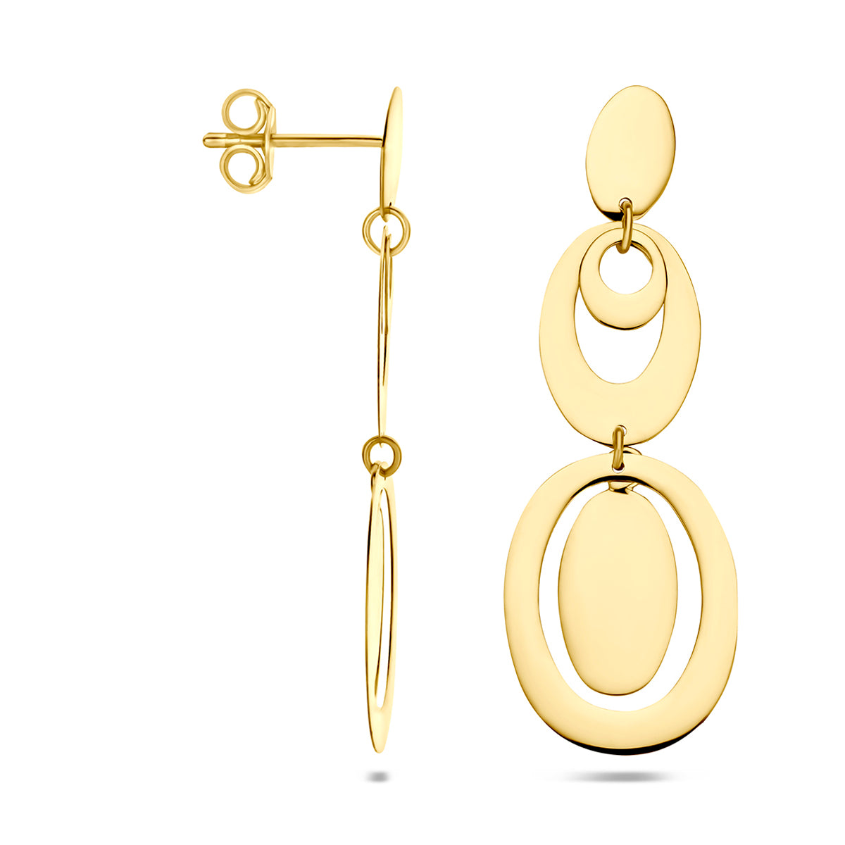 Fantasy Collection Oorhangers 14K geelgoud 38 mm - afbeelding 3
