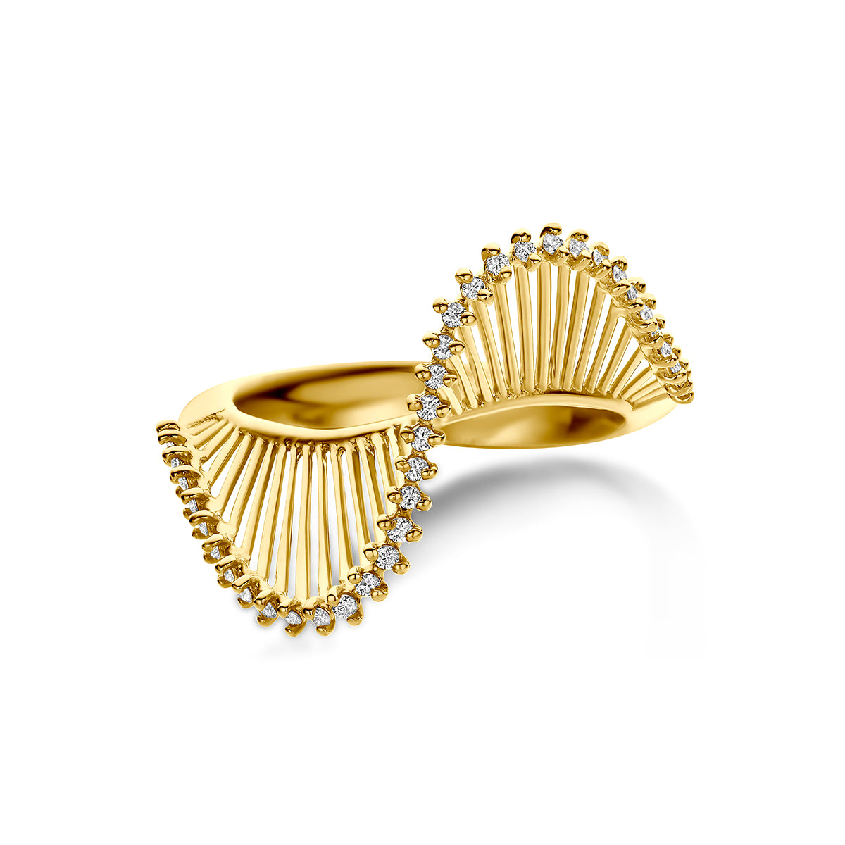 Fantasy Collection Ring diamant 14K geelgoud 0.25ct g vs - afbeelding 4