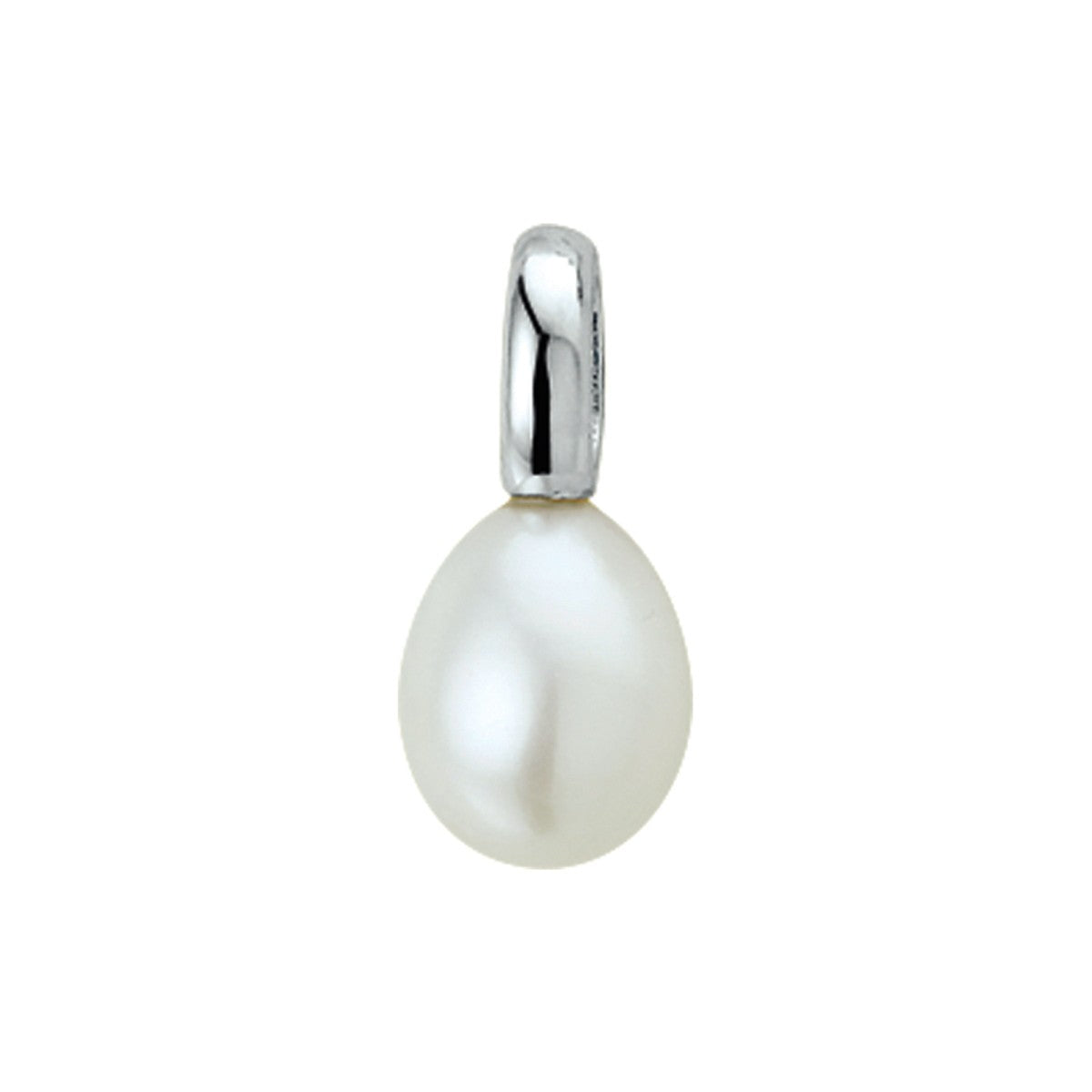 14K witgoud hanger parel 4100971 - PansiteNederland.nl