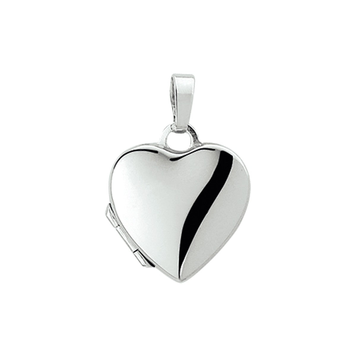 14K witgoud medaillon hart 4101566 - PansiteNederland.nl