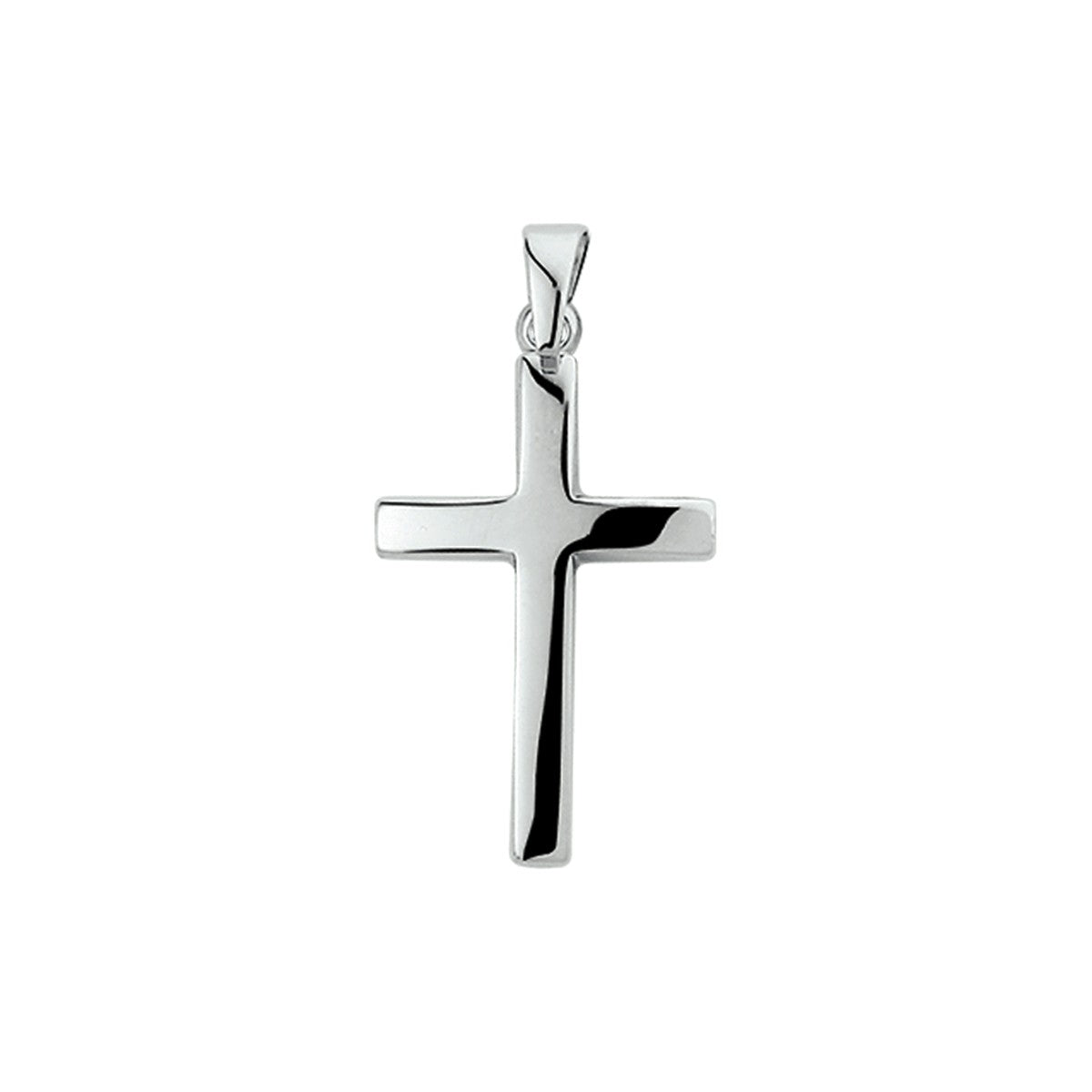 14K witgoud hanger kruis 4101678 - PansiteNederland.nl
