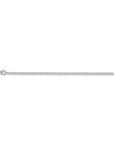 14K Witgoud Collier Gourmette 4-Zijdes Geslepen 1,7 mm 4101906