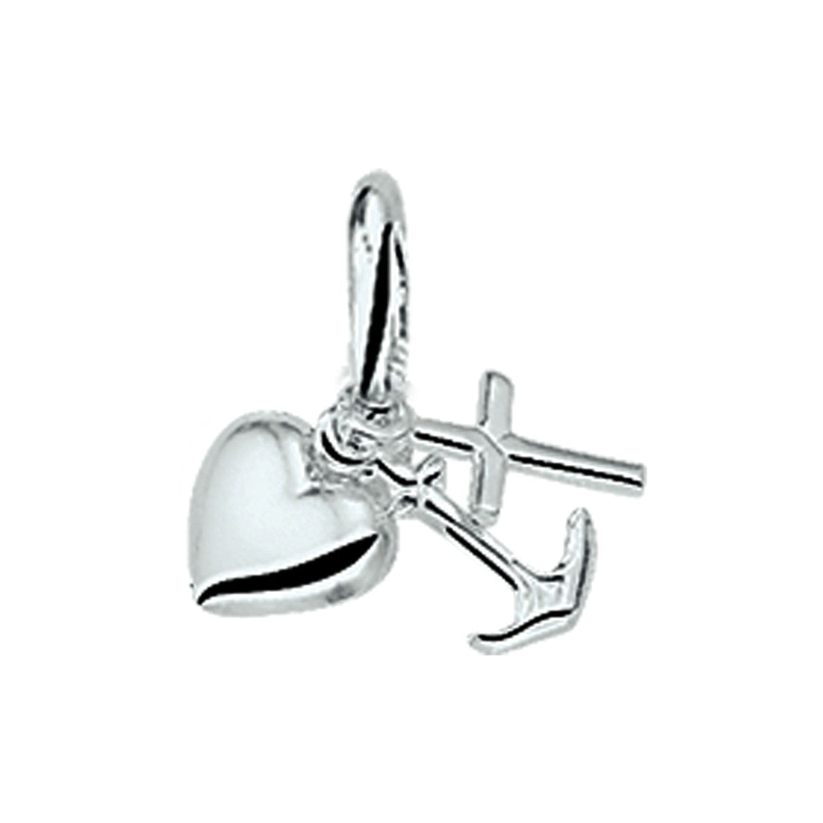 14K witgoud hanger geloof, hoop en liefde 4102228 - PansiteNederland.nl