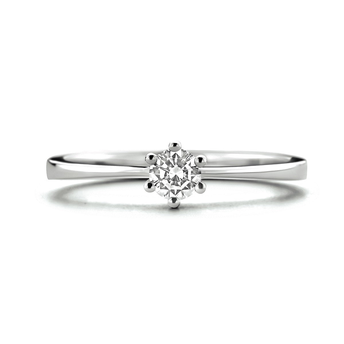 14K Witgouden Ring Met Zirkonia 4104814 - PansiteNederland.nl