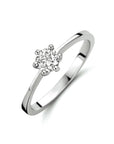 14K Witgouden Ring Met Zirkonia 4102325 - PansiteNederland.nl