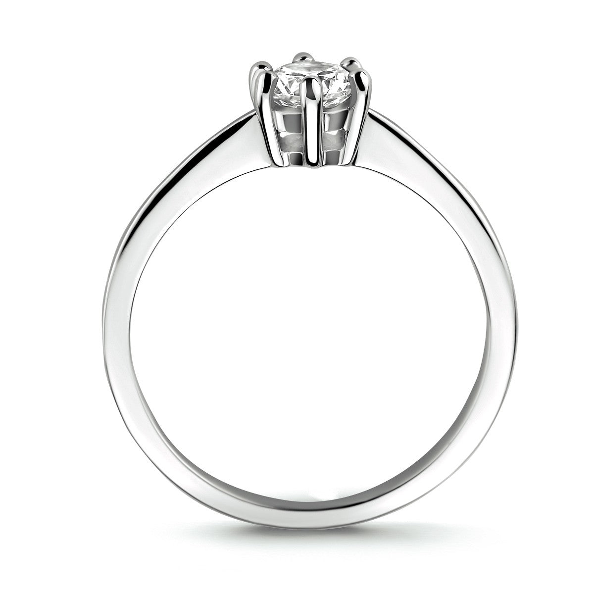 14K Witgouden Ring Met Zirkonia 4102325 - PansiteNederland.nl