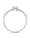 14K Witgouden Ring Met Zirkonia 4103251 - PansiteNederland.nl