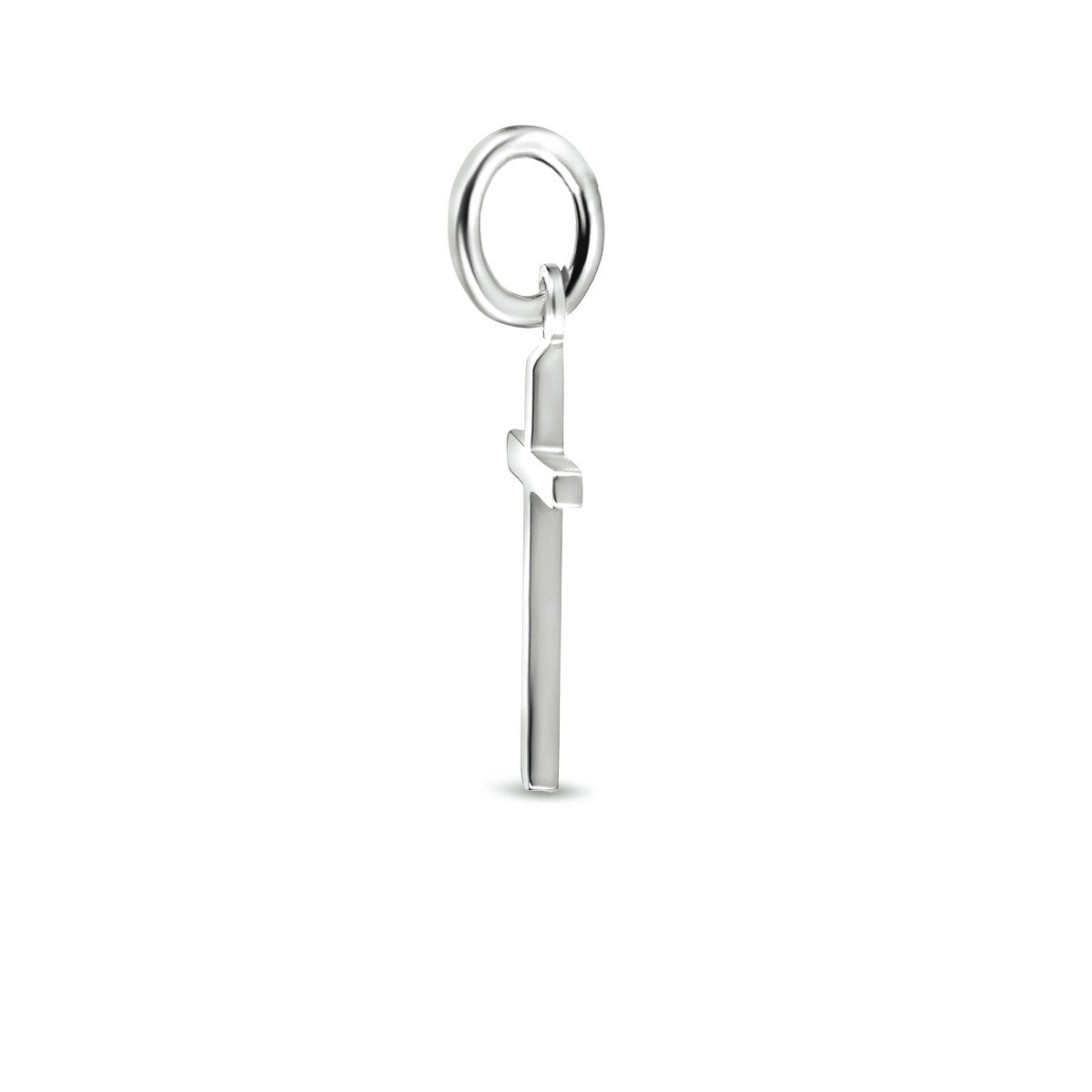 14K witgoud hanger kruis 4103443 - PansiteNederland.nl
